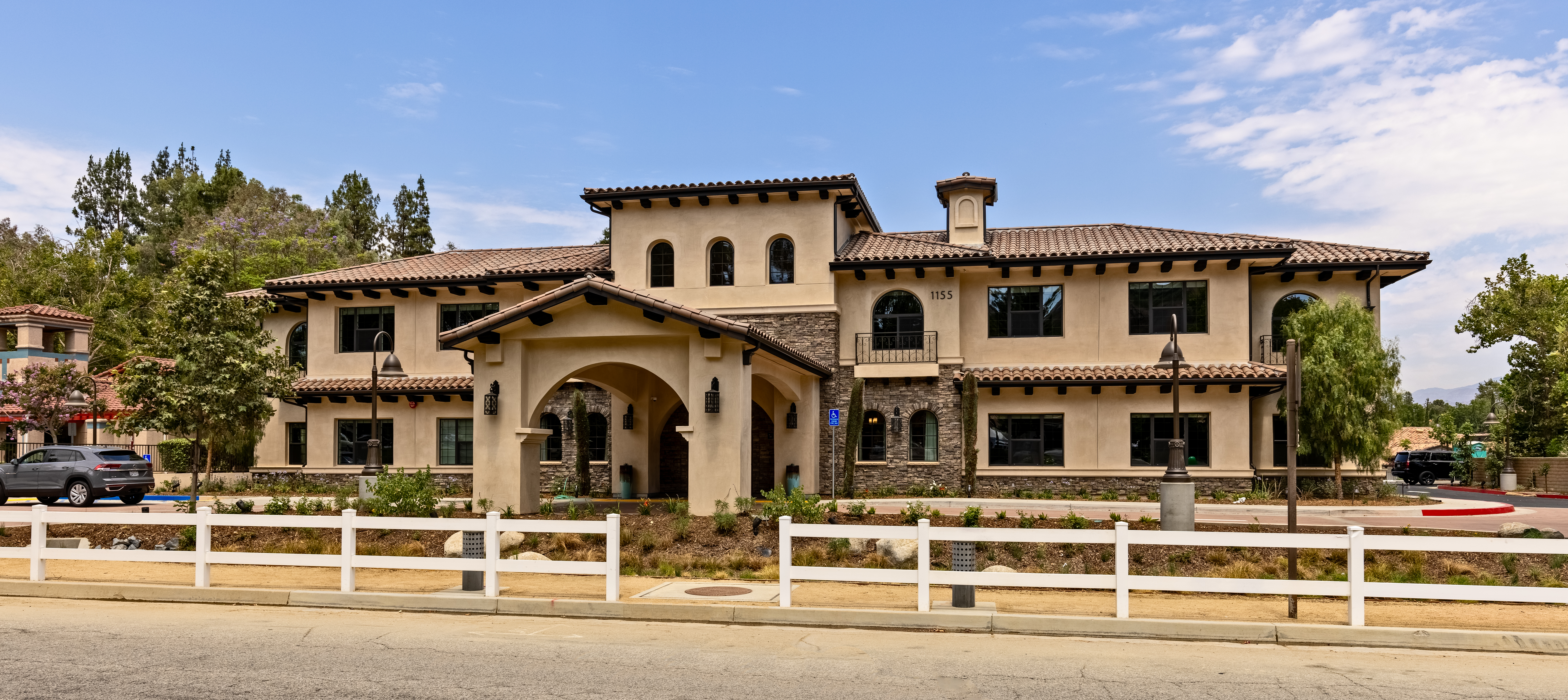 Front entrance at Terraces at Via Verde